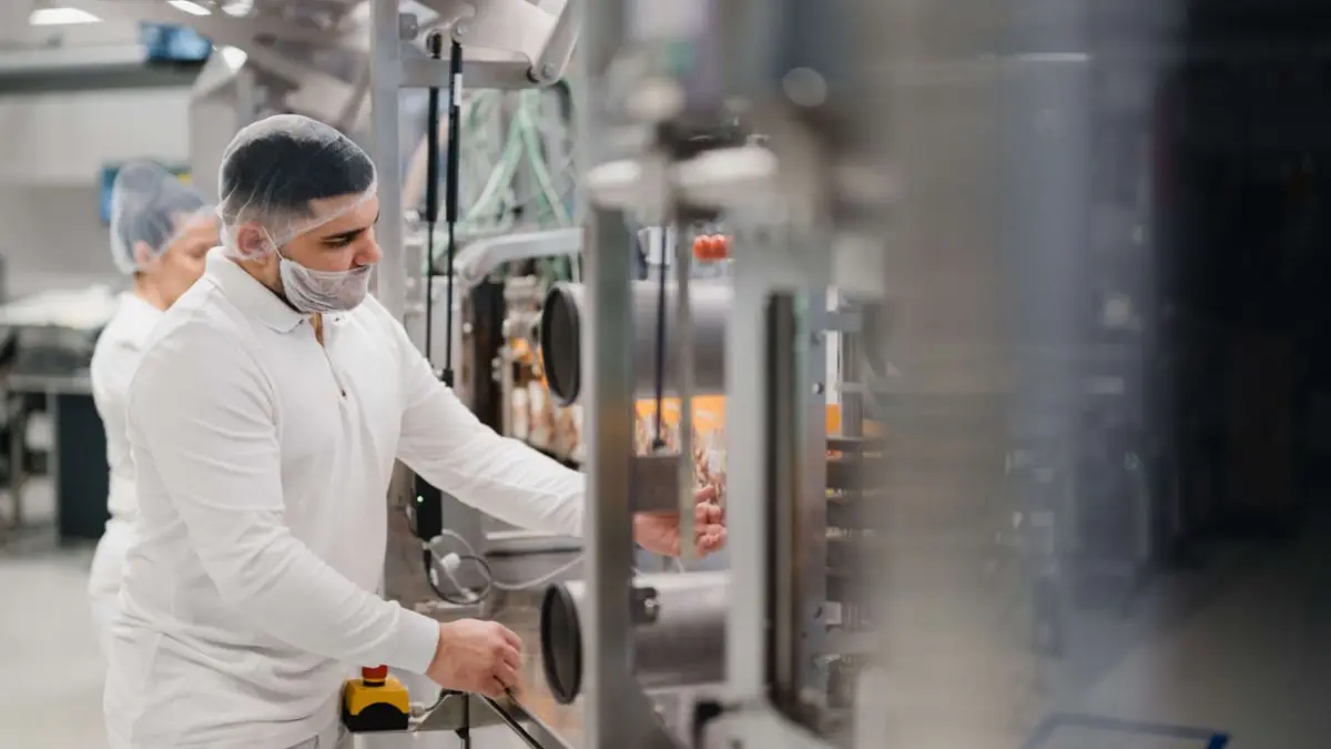 Mitarbeiter von Seeberger in der Produktion