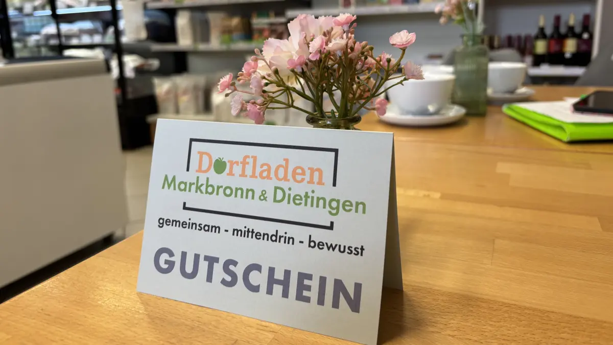 Gutschein des Dorfladens Markbronn