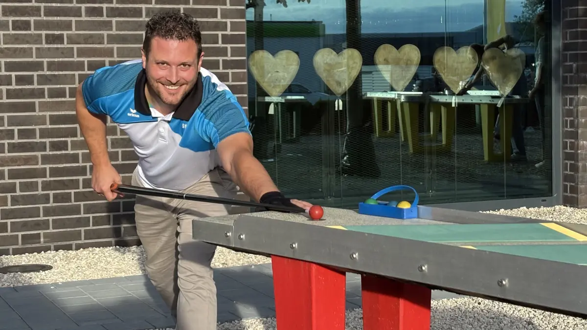 Beim Bäckstage in Mössingen findet am Wochenende die PitPat Meisterschaft statt. Zu sehen sind unter anderem Stefan Schulz und Cathrin Steinhilber