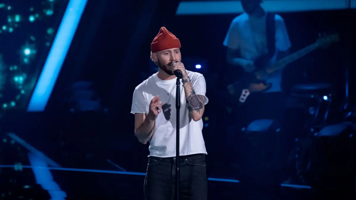 Bastian "Pelle" Franz bei den Blinds in Folge 4.