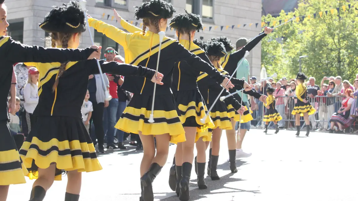 Volksfest in Crailsheim: Der Festumzug der Landwirtschaft