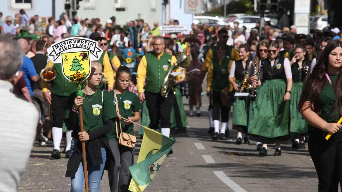 Volksfest in Crailsheim: Der Festumzug der Landwirtschaft
