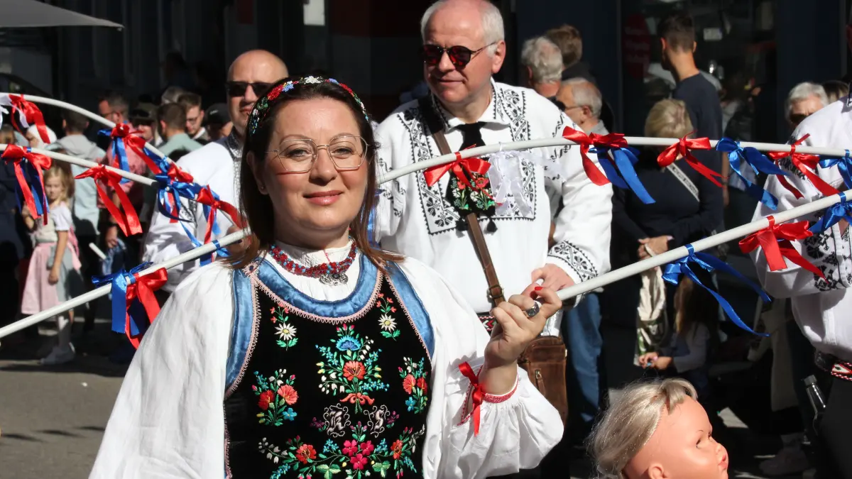 Volksfest in Crailsheim: Der Festumzug der Landwirtschaft