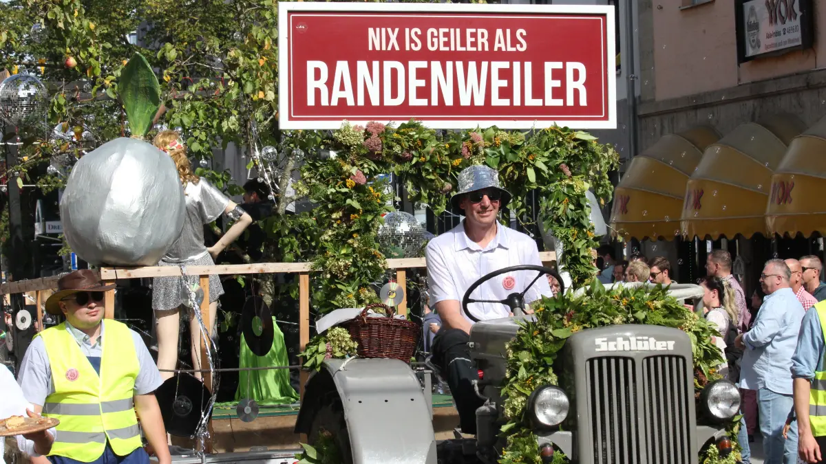 Volksfest in Crailsheim: Der Festumzug der Landwirtschaft