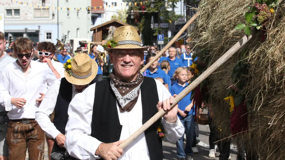Volksfest in Crailsheim: Der Festumzug der Landwirtschaft