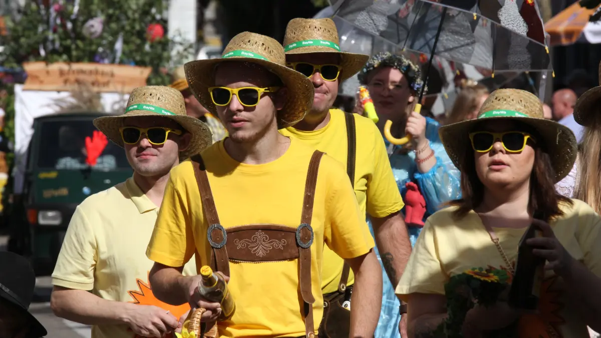 Volksfest in Crailsheim: Der Festumzug der Landwirtschaft