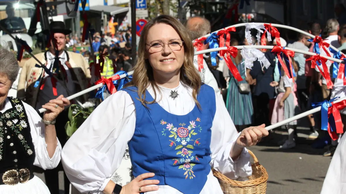 Volksfest in Crailsheim: Der Festumzug der Landwirtschaft