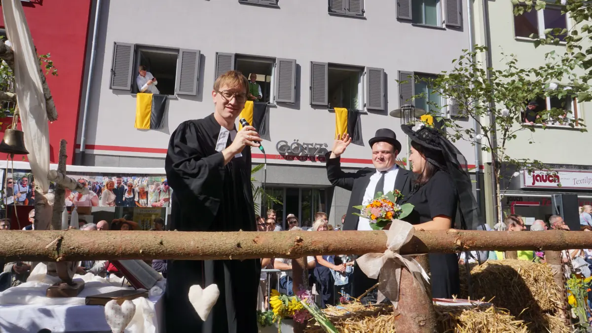 Volksfest in Crailsheim: Der Festumzug der Landwirtschaft