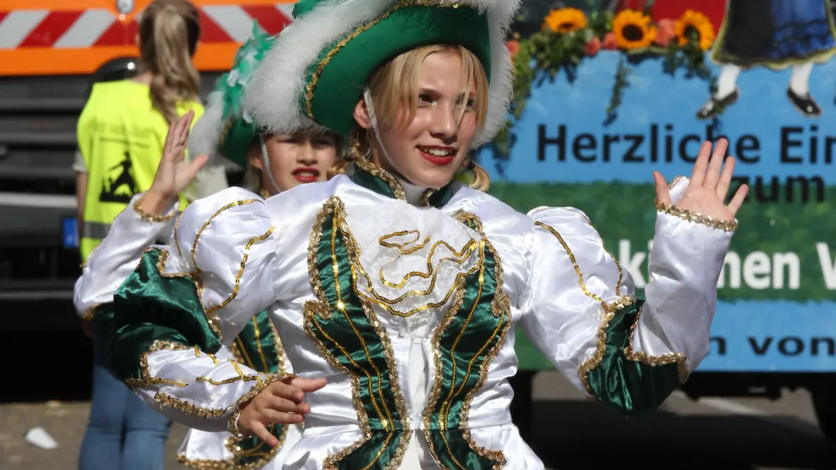 Volksfest in Crailsheim: Der Festumzug der Landwirtschaft
