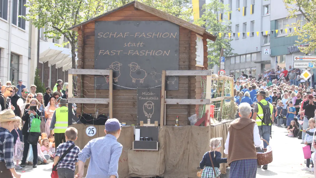 Volksfest in Crailsheim: Der Festumzug der Landwirtschaft