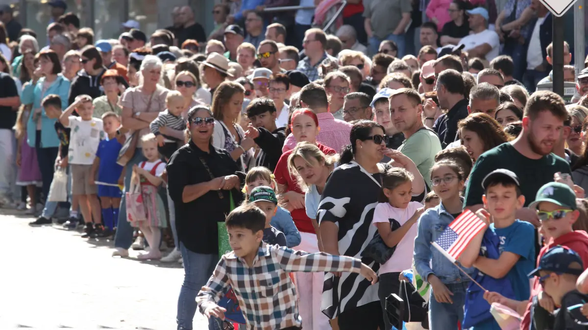 Volksfest in Crailsheim: Der Festumzug der Landwirtschaft
