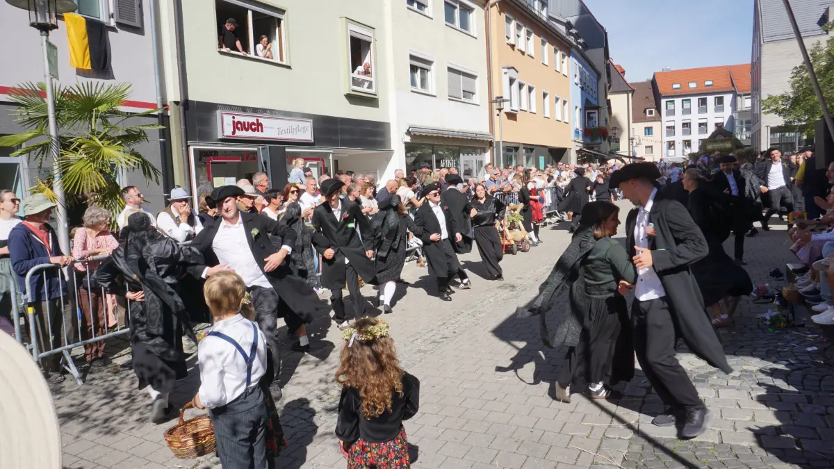 Volksfest in Crailsheim: Der Festumzug der Landwirtschaft