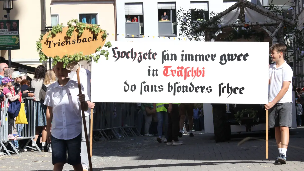 Volksfest in Crailsheim: Der Festumzug der Landwirtschaft