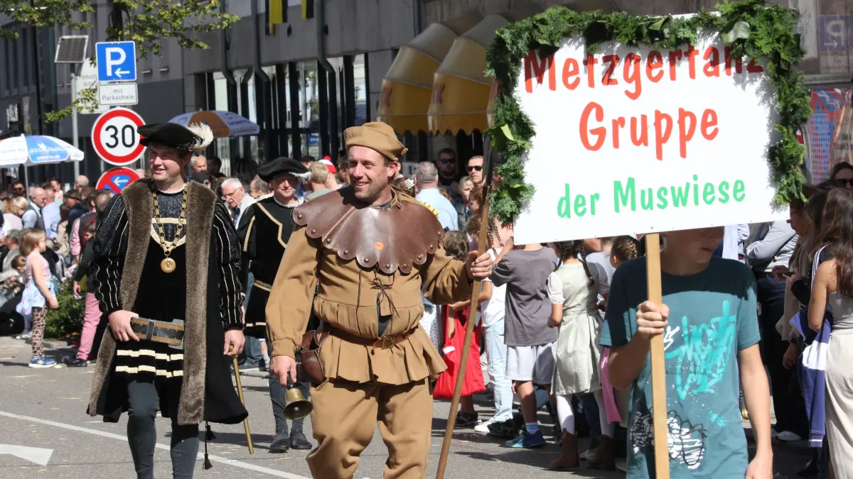 Volksfest in Crailsheim: Der Festumzug der Landwirtschaft
