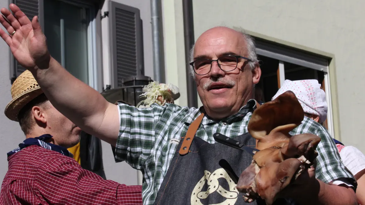 Volksfest in Crailsheim: Der Festumzug der Landwirtschaft