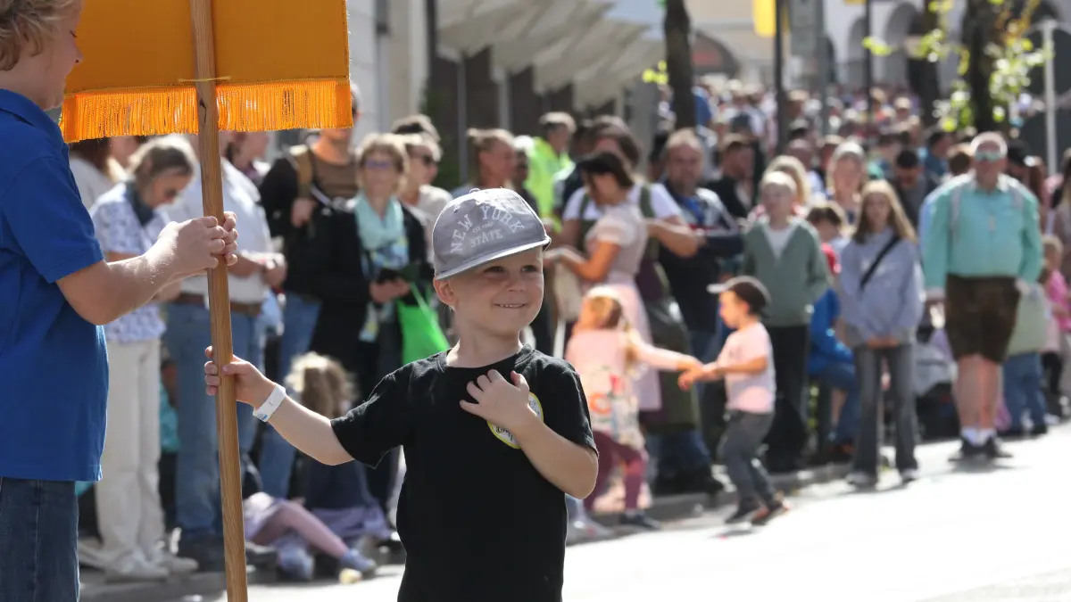 Volksfest in Crailsheim: Der Festumzug der Landwirtschaft