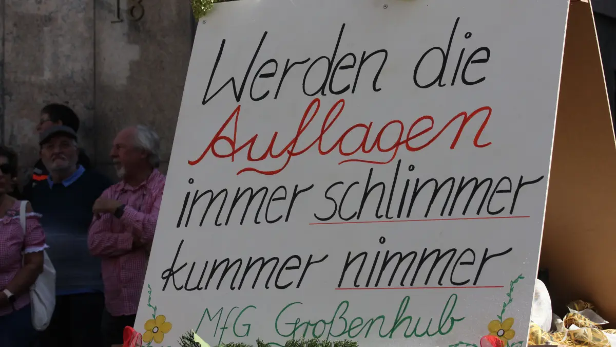 Volksfest in Crailsheim: Der Festumzug der Landwirtschaft