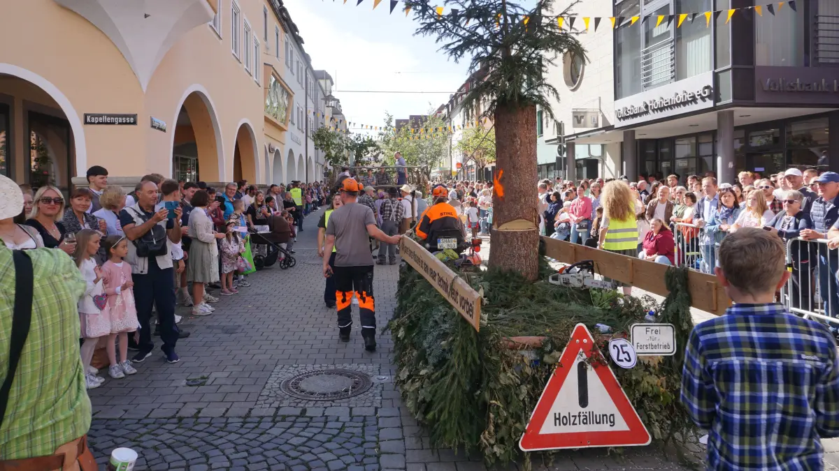 Volksfest in Crailsheim: Der Festumzug der Landwirtschaft