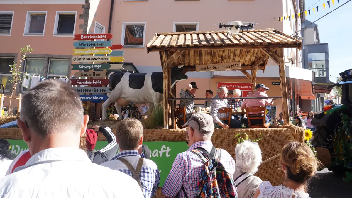 Volksfest in Crailsheim: Der Festumzug der Landwirtschaft