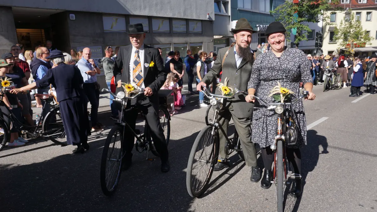 Volksfest in Crailsheim: Der Festumzug der Landwirtschaft
