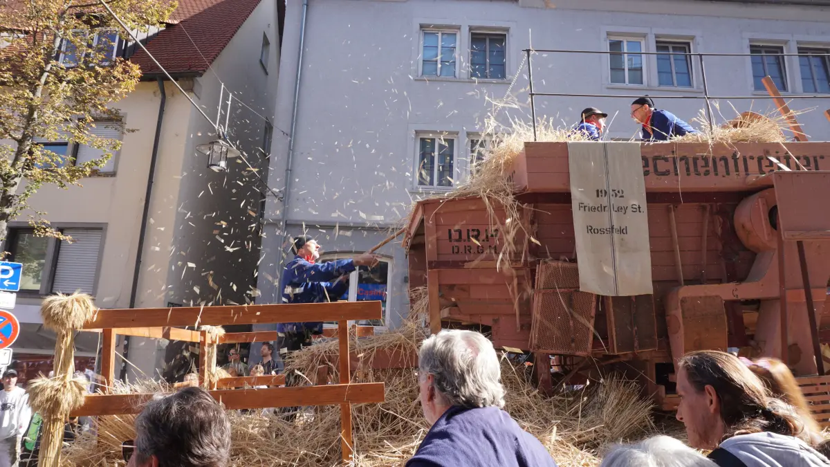Volksfest in Crailsheim: Der Festumzug der Landwirtschaft