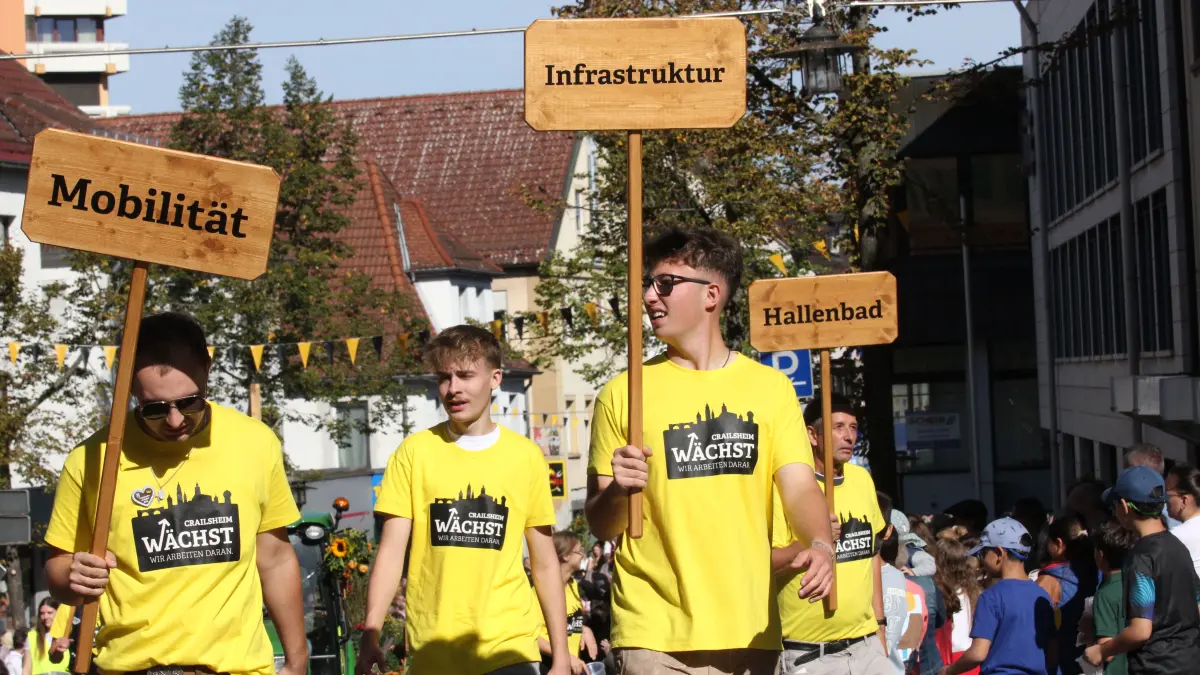 Volksfest in Crailsheim: Der Festumzug der Landwirtschaft