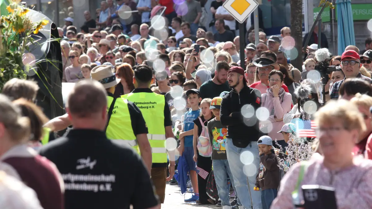 Volksfest in Crailsheim: Der Festumzug der Landwirtschaft