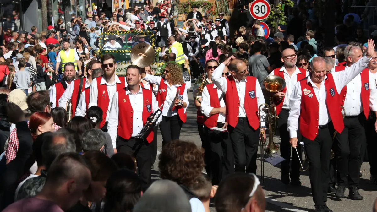 Volksfest in Crailsheim: Der Festumzug der Landwirtschaft