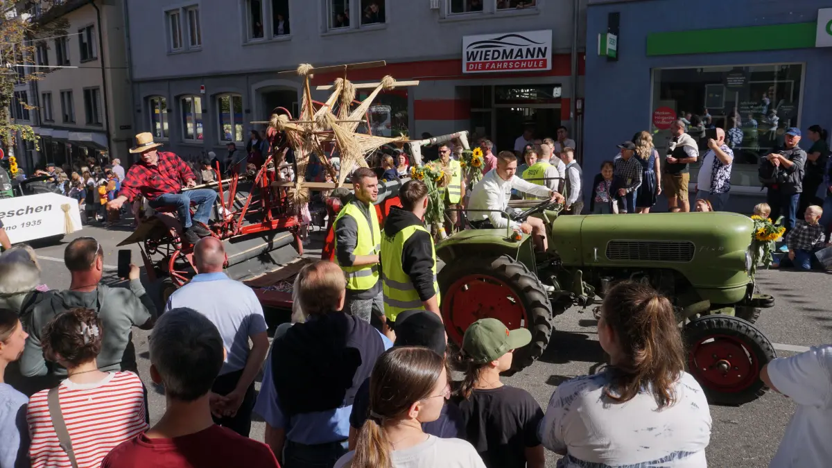Volksfest in Crailsheim: Der Festumzug der Landwirtschaft
