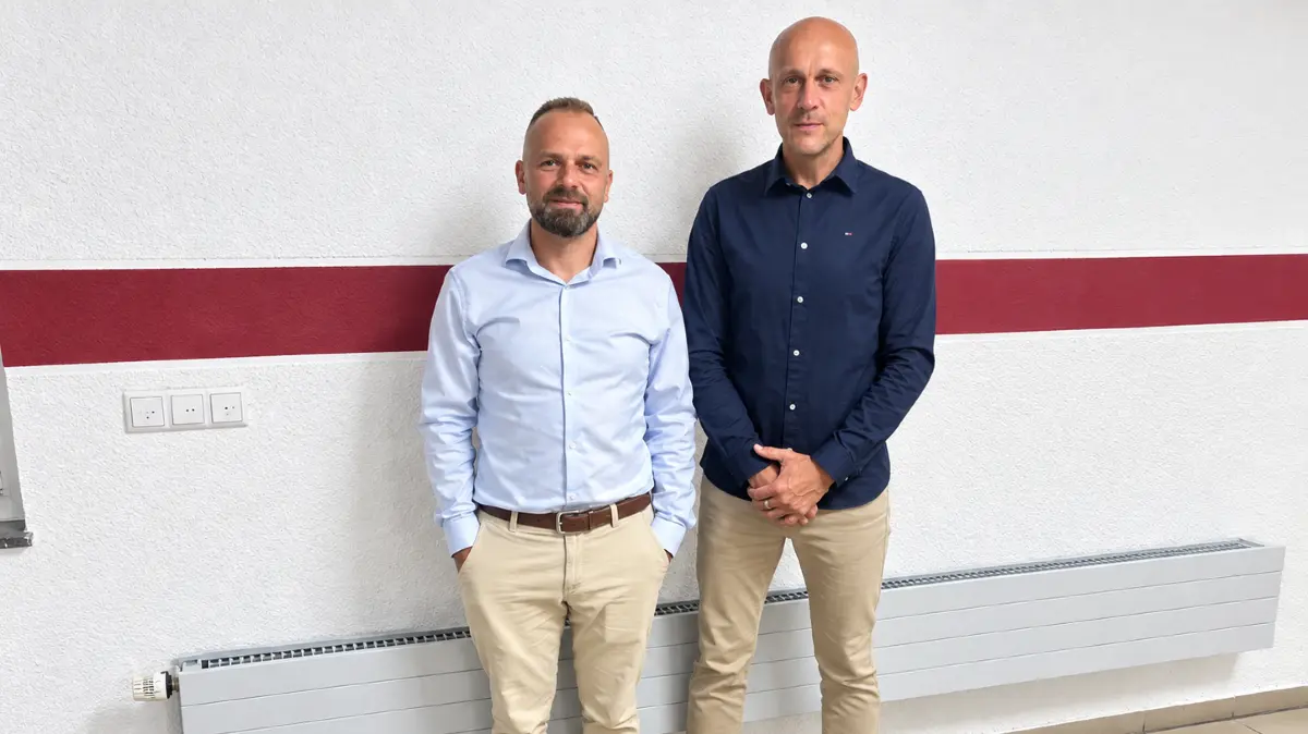 Neuer und alter Vorsitzender: Peti Horozoglu (links) und Matthias Schäuble.