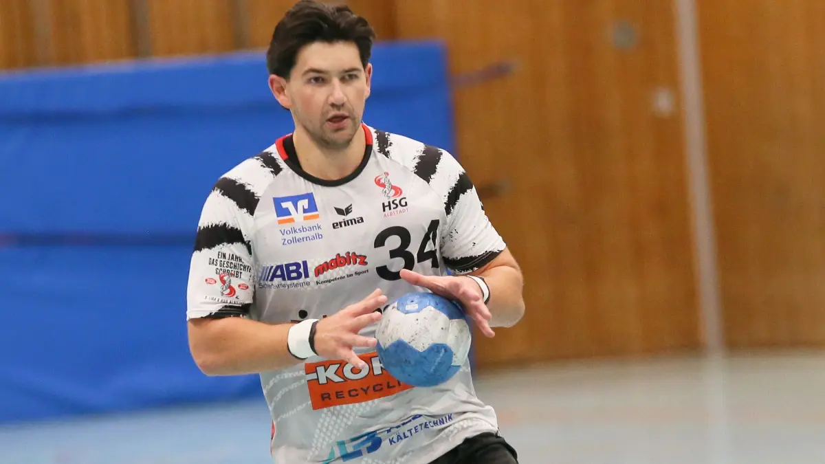 Noa-Gabriel Alilovic traf dreimal gegen Schwäbisch Gmünd für die HSG Albstadt.