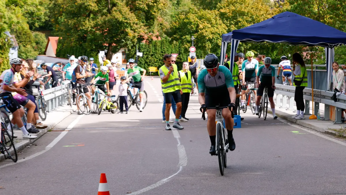 TSV Braunsbach Bergzeitfahren, Start in Braunsbach, Ziel in Arnsdorf