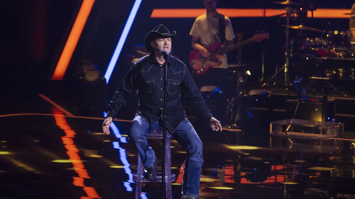 Reiner auf der "The Voice"-Bühne.