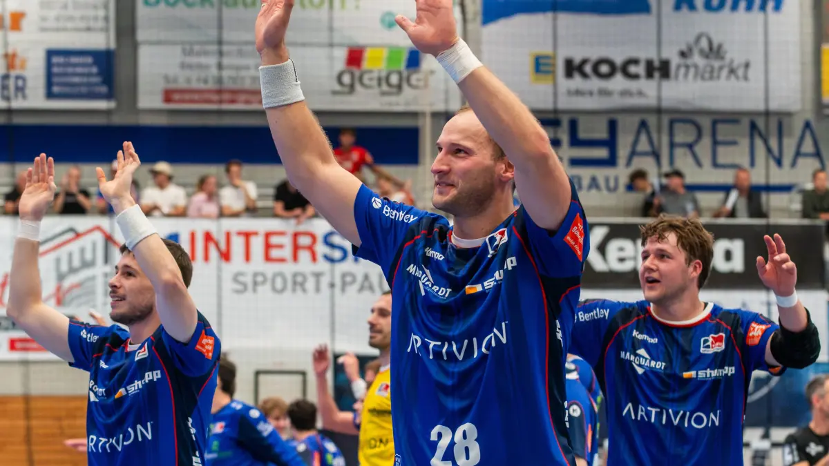 HBW Balingen-Weilstetten vs. TSV Hannover-Burgdorf, Handball, DHB-Pokal, 2. Runde, Saison 2026/2027, 23.09.2026: Tobias Heinzelmann HBW Balingen-Weilstetten 28, HBW Balingen-Weilstetten vs. TSV Hannover-Burgdorf, Handball, DHB-Pokal, 2. Runde, Saison 2026/2027, 23.09.2026, HBW Balingen-Weilstetten vs. TSV Hannover-Burgdorf, Handball, DHB-Pokal, 2. Runde, Saison 2026/2027, 23.09.2026 Balingen *** Tobias Heinzelmann, HBW Balingen Weilstetten 28, HBW Balingen Weilstetten vs. TSV Hannover Burgdorf, Handball, DHB Cup, 2nd Round, 20262027 Season, September 23, 2026, HBW Balingen Weilstetten vs. TSV Hannover Burgdorf, Handball, DHB Cup, Round 2, 20262027 Season, September 23, 2026, Balingen Copyright: xEibner-Pressefoto/FlorianxSchustx EP_FSU