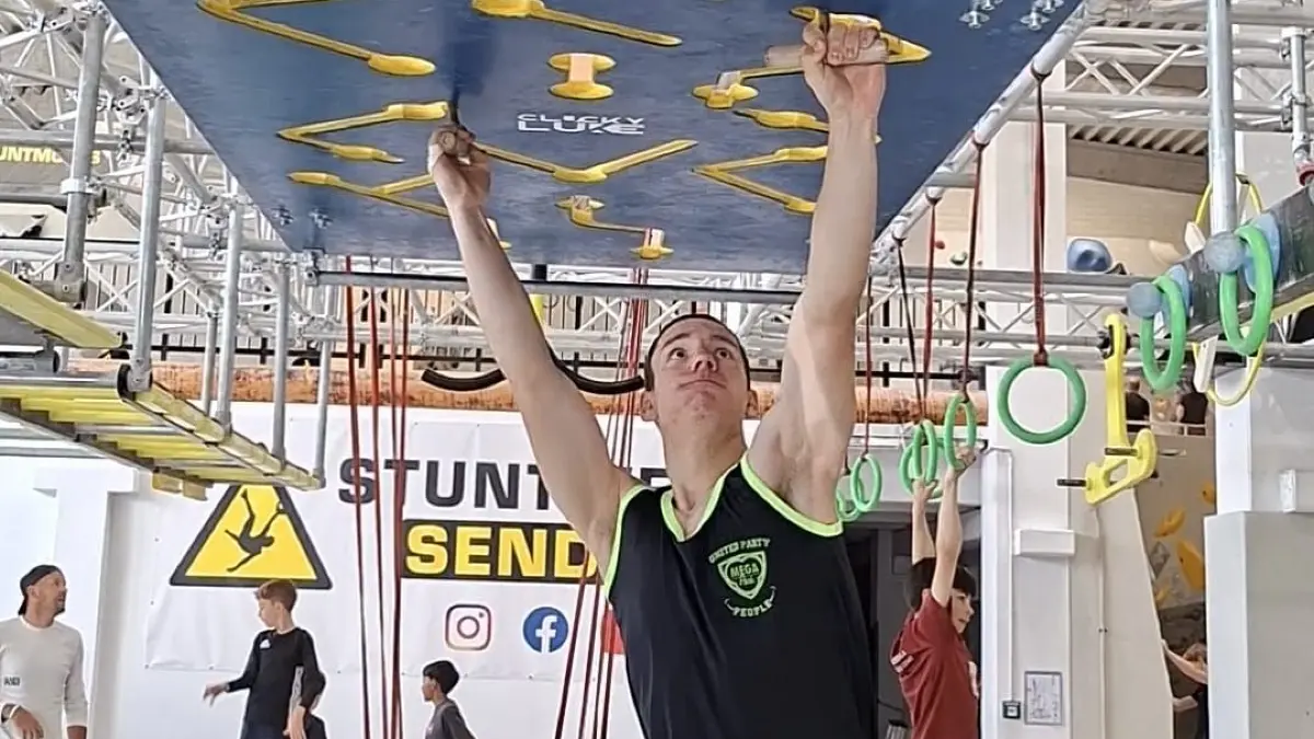 Für seinen Auftritt bei Ninja Warrior Germany hat Max Schneider aus Albstadt auch in Ninja-Hallen trainiert.