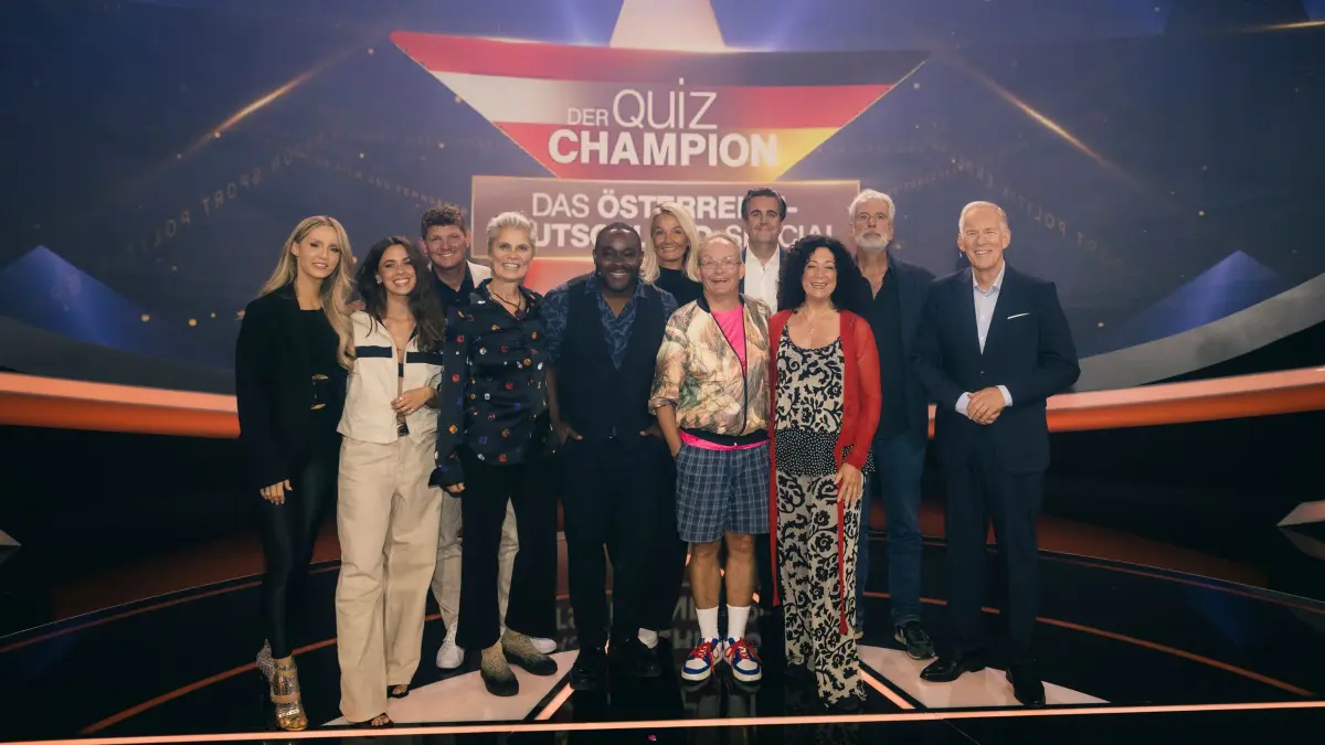 Am 24. Oktober 2026 moderiert Johannes B. Kerner (r.) „Der Quiz-Champion – Das Österreich-Deutschland-Special“ im ZDF.
