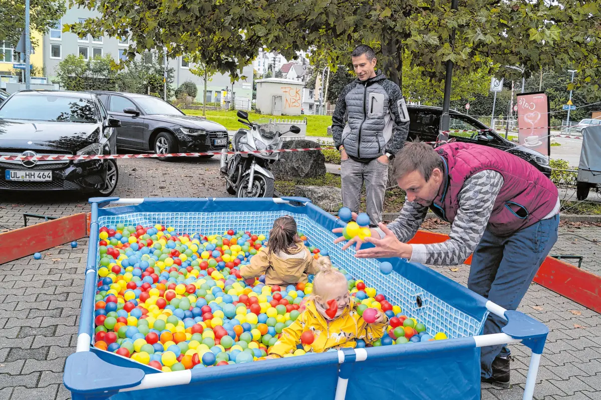 Spaß ohne Ende:Das Kinderprogrammbeim Blausteiner Herbst lässt keine Wünscheoffen.⇥Fotos: Petra Starzmann