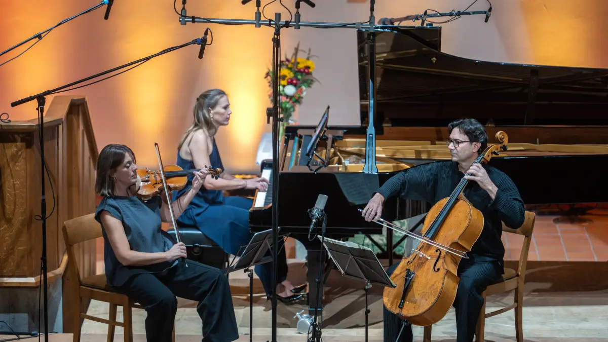 Eröffnungskonzert, Hohenstaufen, Kammermusik-Festival in der Evangelischen Kirche, Werke von Schubert, Mendelssohn, Casals und Brahms