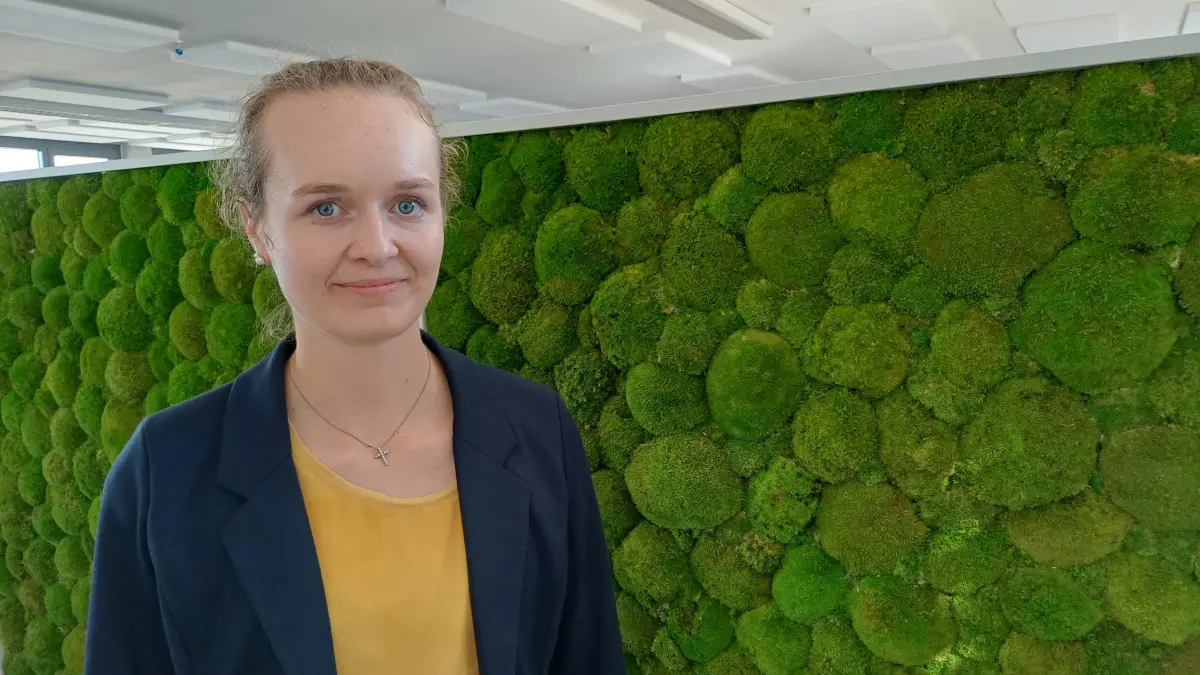 Rebekka Bernhard ist die kommenden zwei Jahre in Balingen tätig.