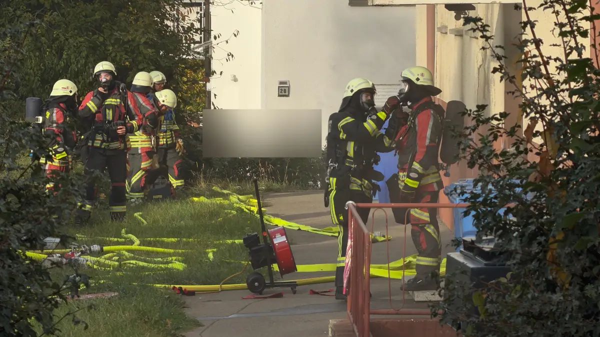 Die Feuerwehr ist zu einem Kellerbrand in Hechingen ausgerückt.