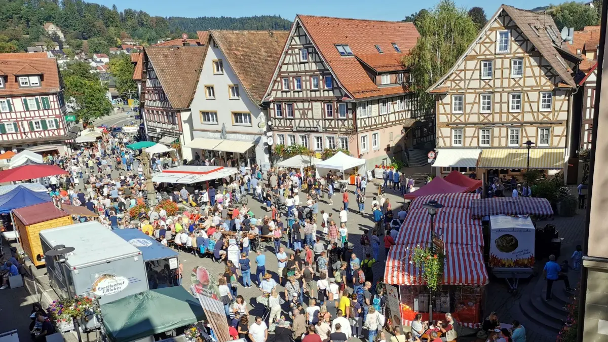 Der Naturparkmarkt lädt am Sonntag in den historischen Kern derWalterichstadt ein.