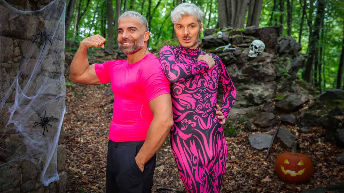 Rafi (l.) und Sam
