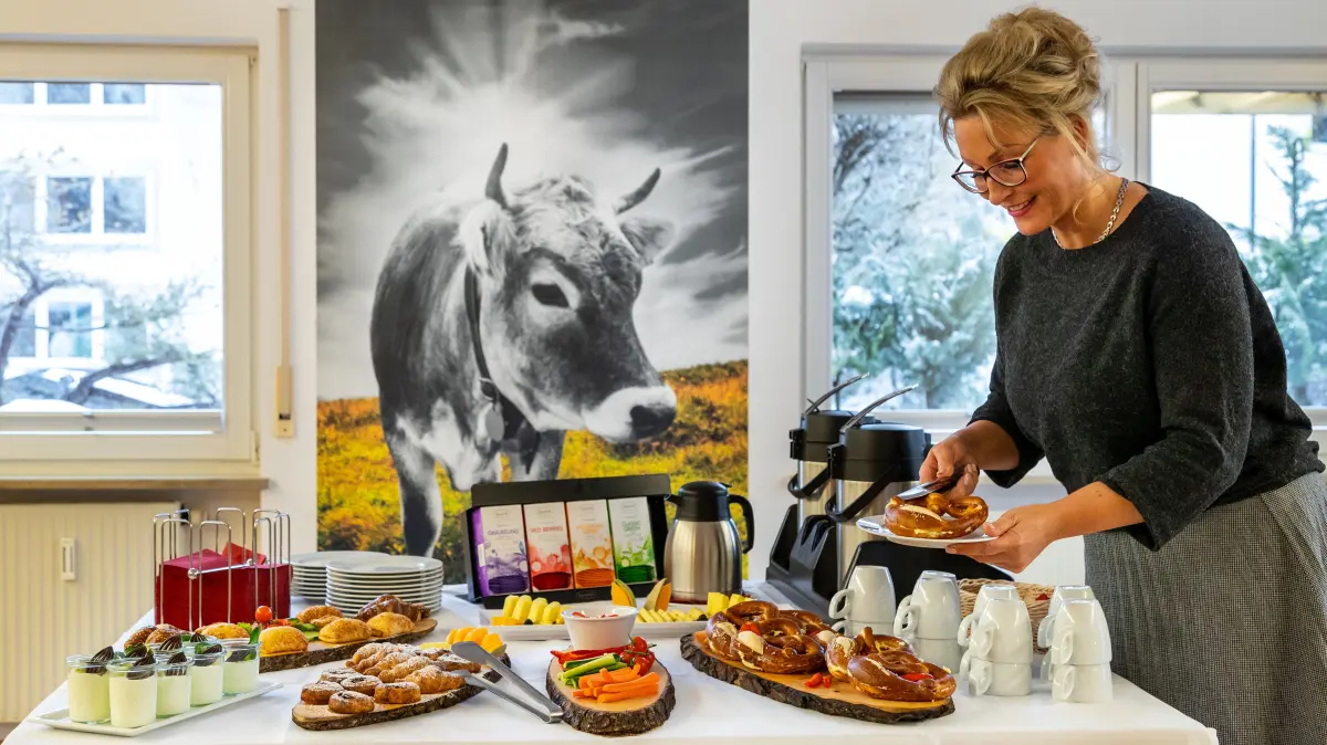 Für köstliche regionale Verpflegung sorgt das Team des Hotels.