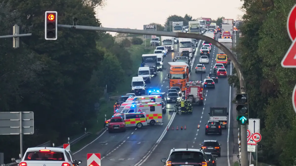 Unfall am 30. September auf der B27