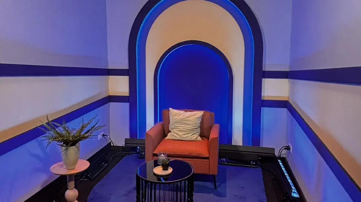 Das Sprechzimmer im reichen Bereich.