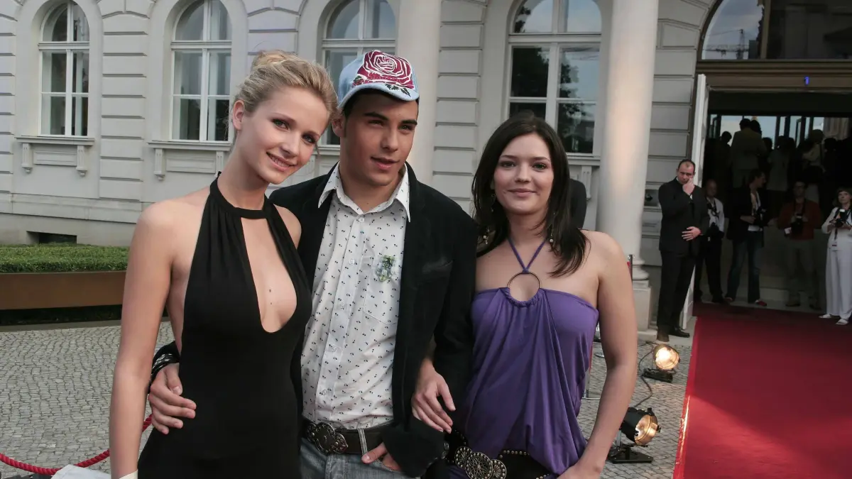 Sarah Ulrich ("Romy Sturm"), Lars Steinhöfel ("Easy Winter") und Arissa Ferkic im Jahr 2006.