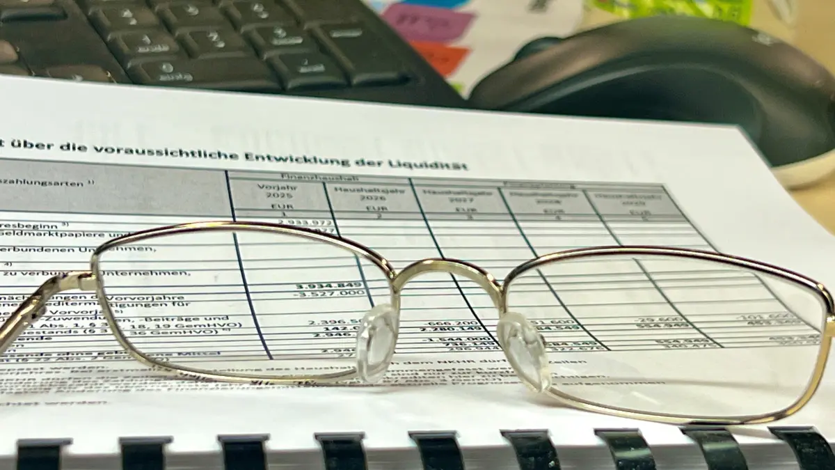 Die Arbeit am kommunalen Haushalt