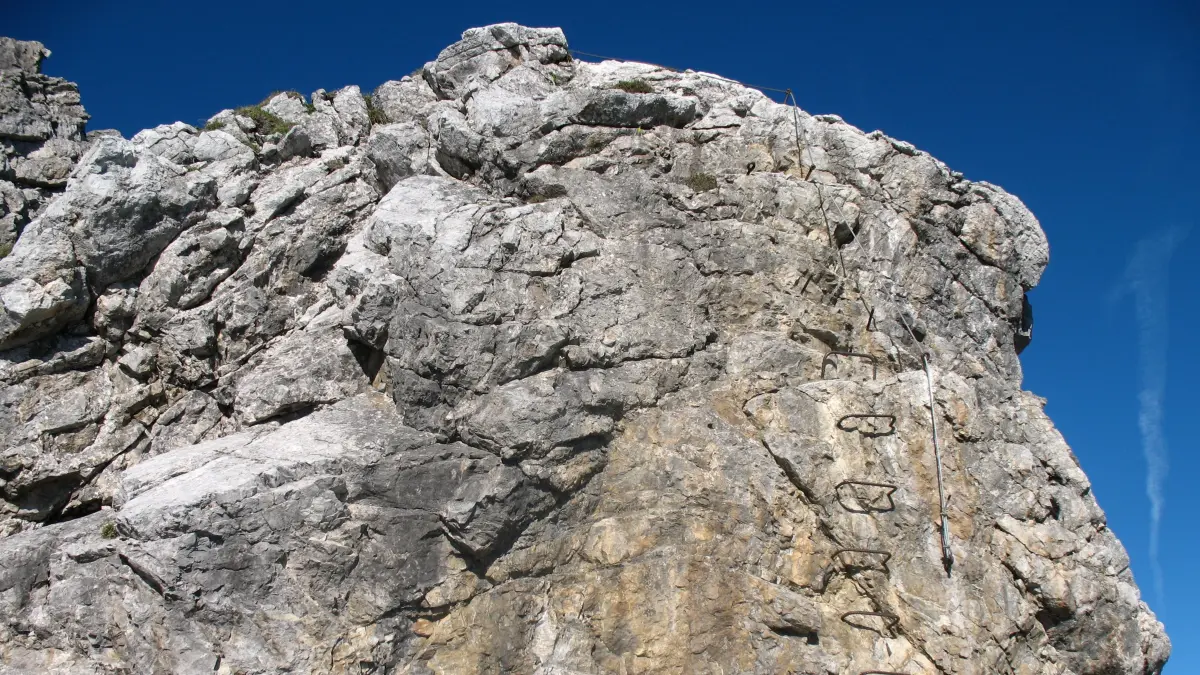 Mindelheimer Klettersteig Einstieg