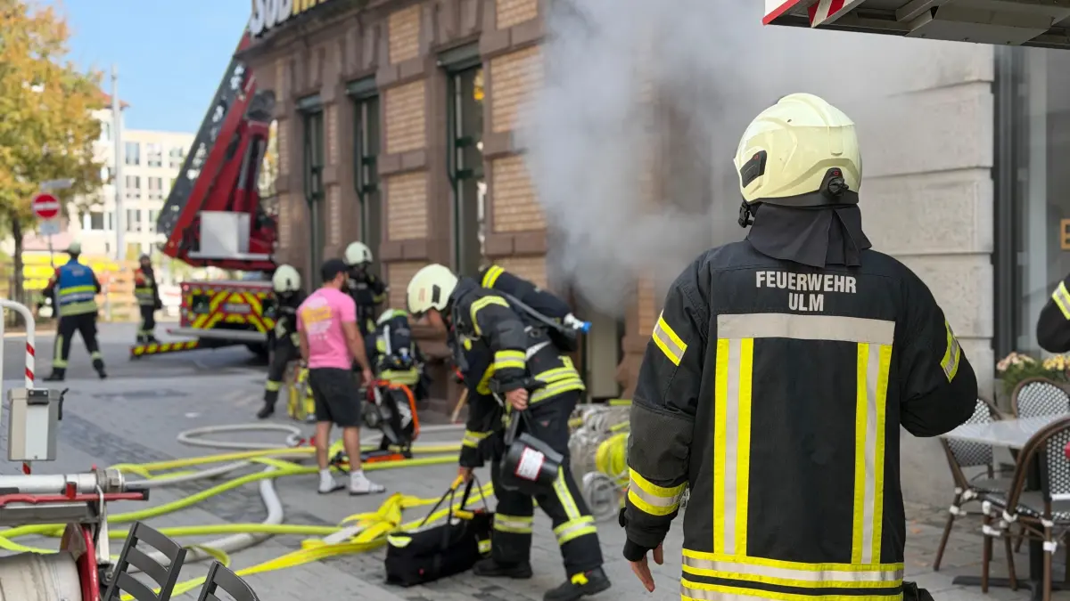 Brand in der Subway-Filiale in der Ulmer Platzgasse.