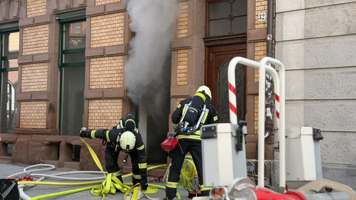 Brand in der Ulmer Subway-Filiale in der Platzgasse.